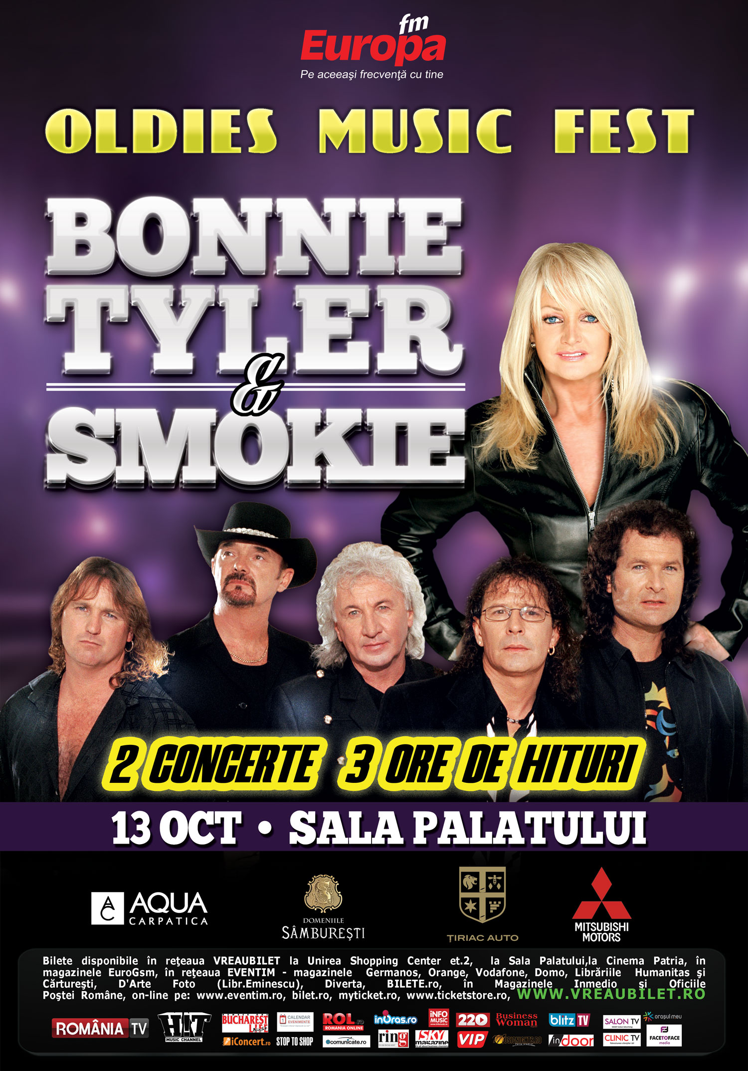 You are currently viewing BONNIE TYLER, SMOKIE SI LEO IORGA concerteaza la Bucuresti