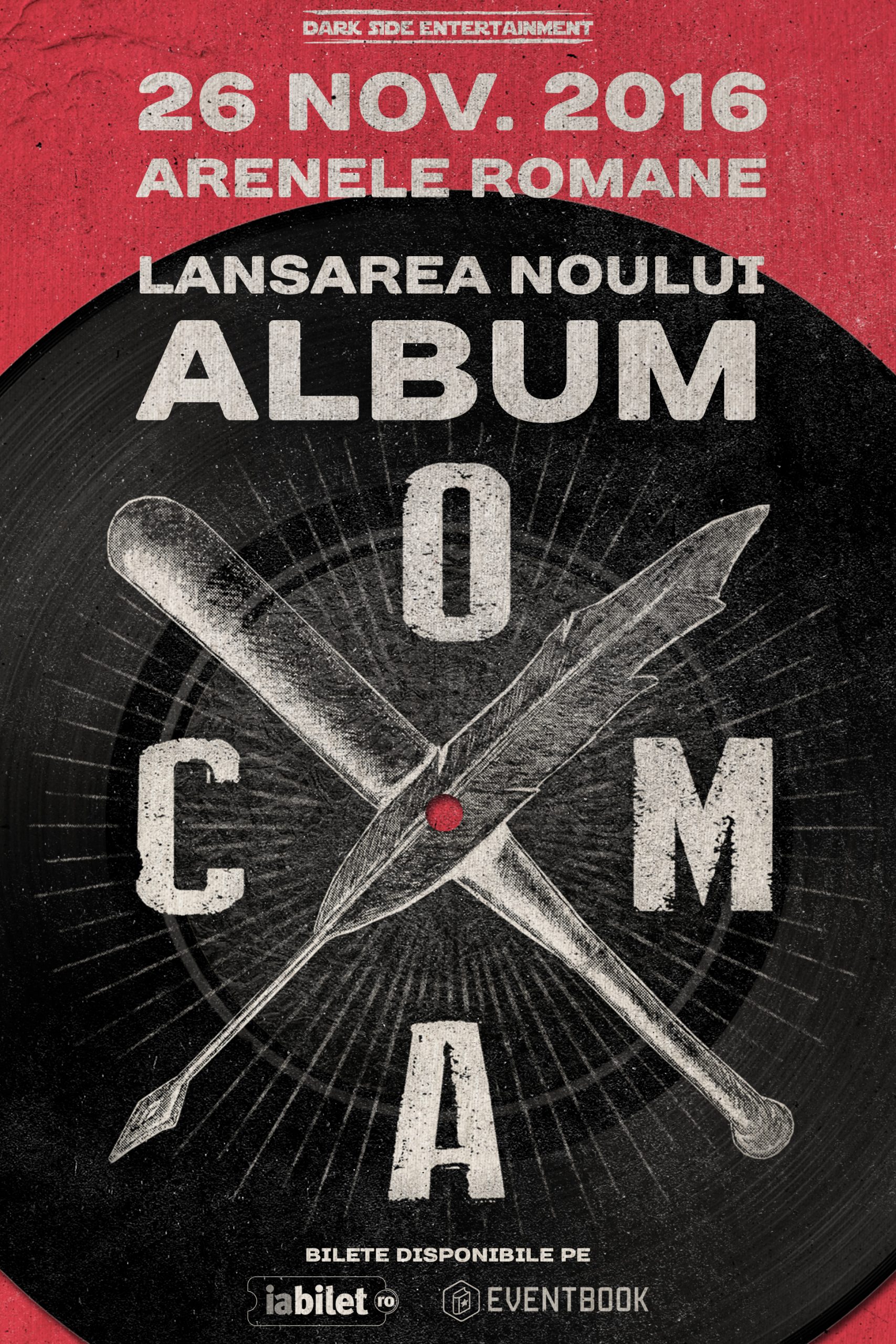 You are currently viewing Coma lansează un nou album pe 26 noiembrie la Arenele Romane!