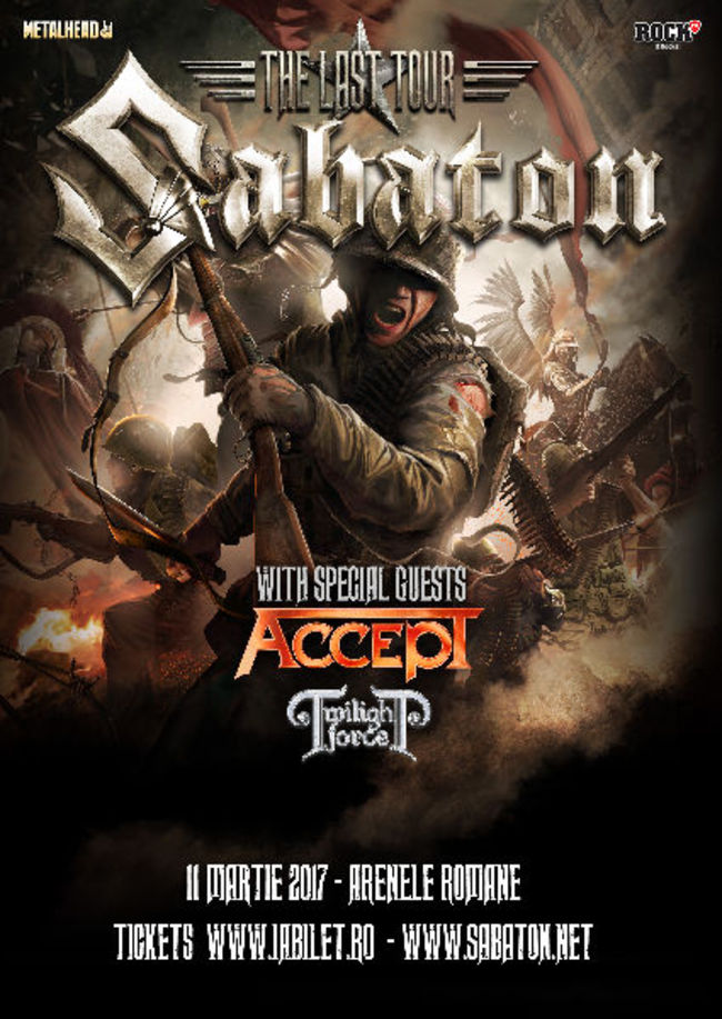 You are currently viewing Sabaton si Accept canta pe 11 martie 2017 la Bucuresti