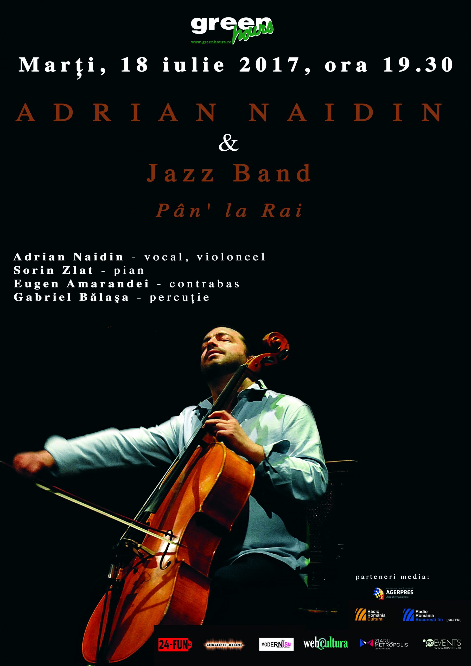 You are currently viewing Viloncelistul Adrian Naidin, într-un concert exceptional găzduit de Green Hours